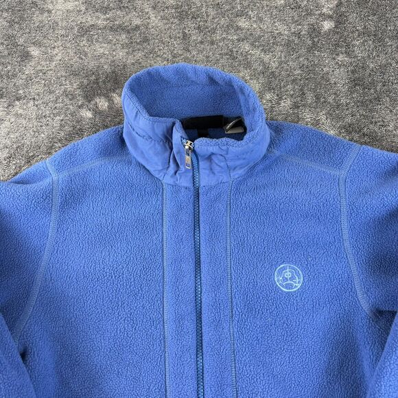 Vtg 90's Patagonia Synchilla Periwinkle Full Zip Jacket Fleece Pockets M *Read - Picture 2 of 15